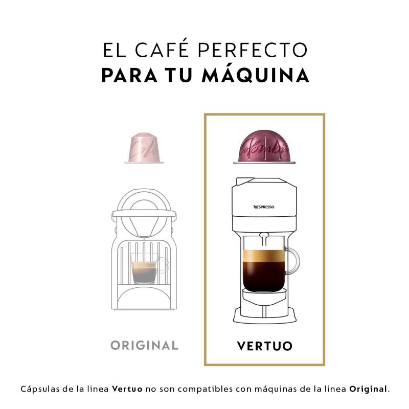 Cafetera Krups Nespresso Vertuo Plus - Blanca
