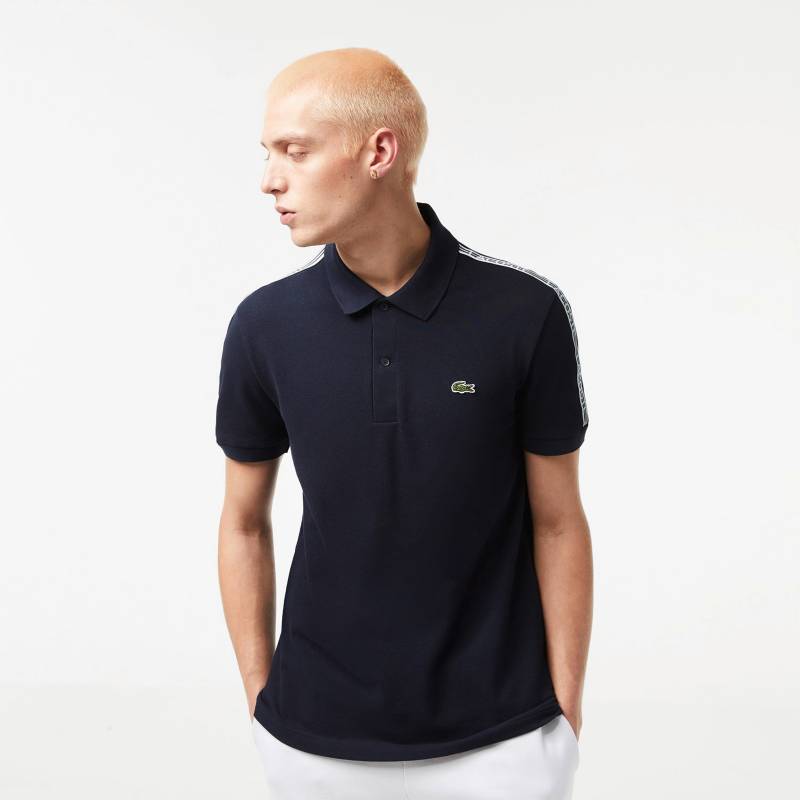 LACOSTE Lacoste Poleras Con Cuello Manga Corta Algod n Hombre