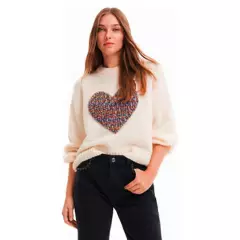 DESIGUAL - Sweater Estampado Mujer Desigual