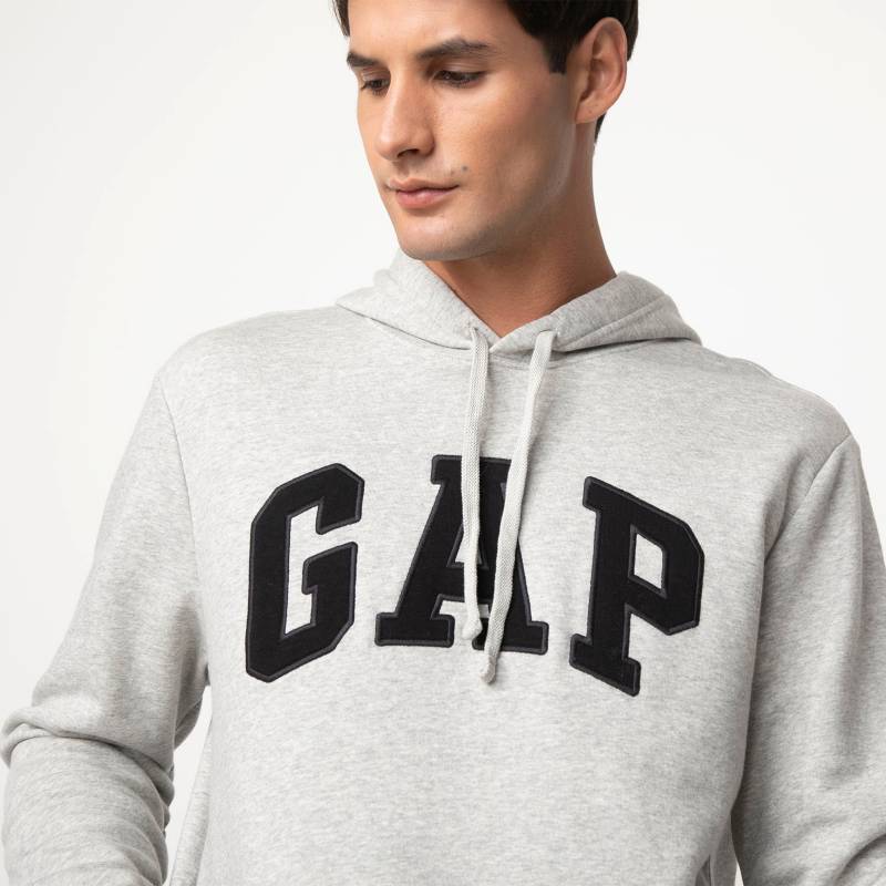 Poleron Hombre Gap Logo Gris