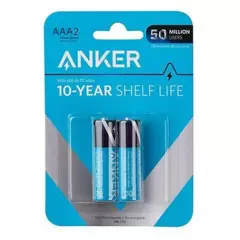 ANKER - Pack Pilas Alcalinas 2 AAA Anker