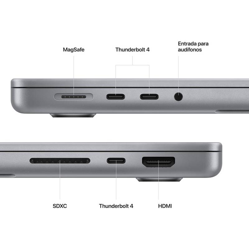 piel robo Infidelidad APPLE Apple MacBook Pro 14" (Chip M2 Max (12 núcleos CPU), 32 GB RAM, 1 TB  SSD) - Gris espacial | falabella.com