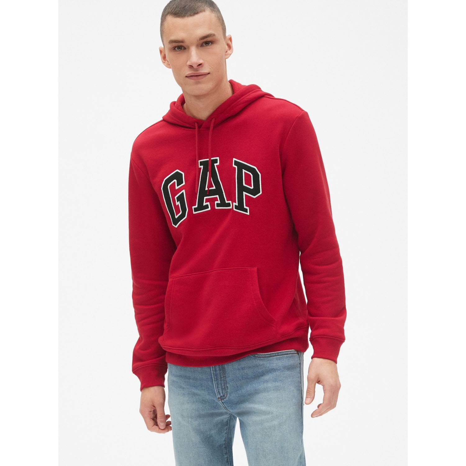 Poleron Hombre Gap Logo Gris