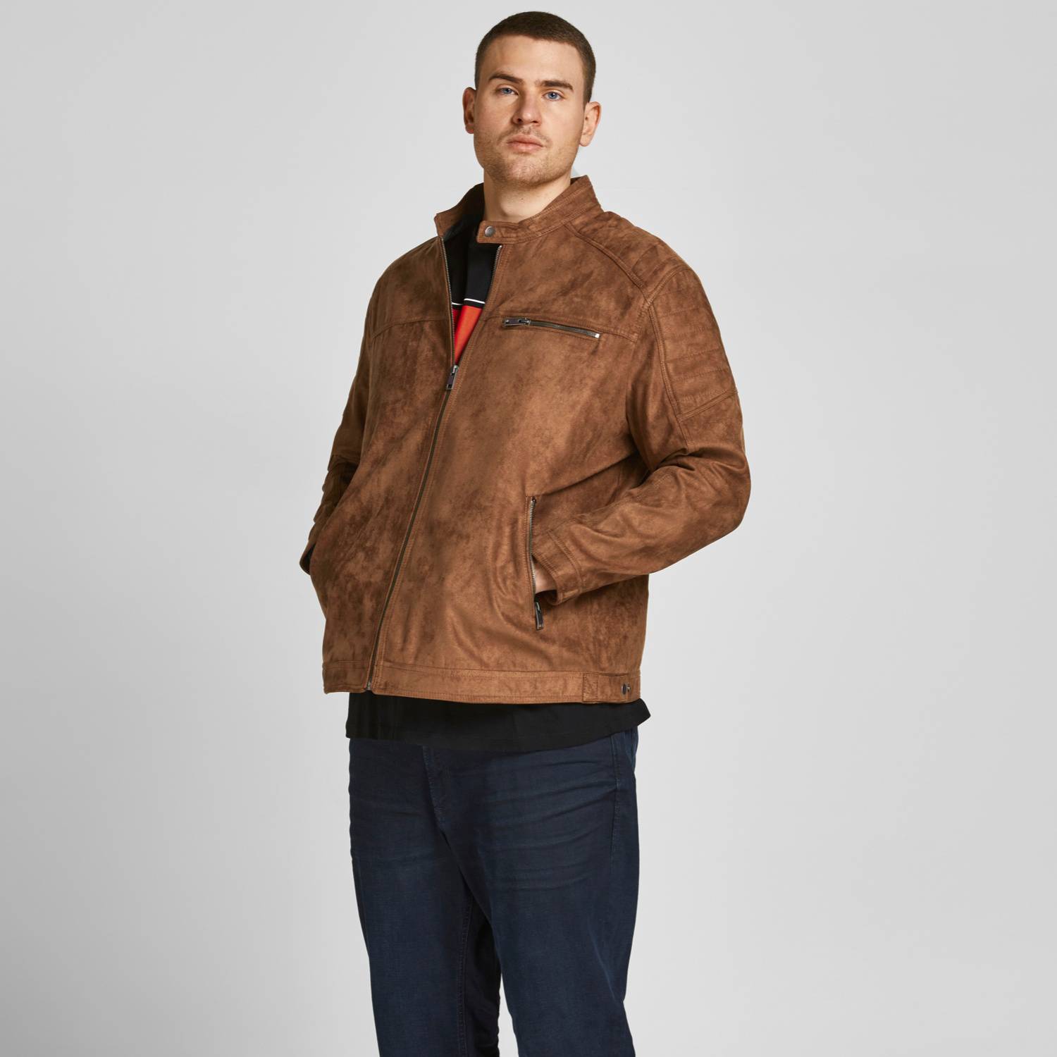 Jack & Jones - Chaqueta Marrón para Hombre: Estilo y Comodidad en una Prenda