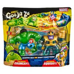 GOO JIT ZU - Goo Jit Zu Marvel Versus Pack Thanos Vs Hulk