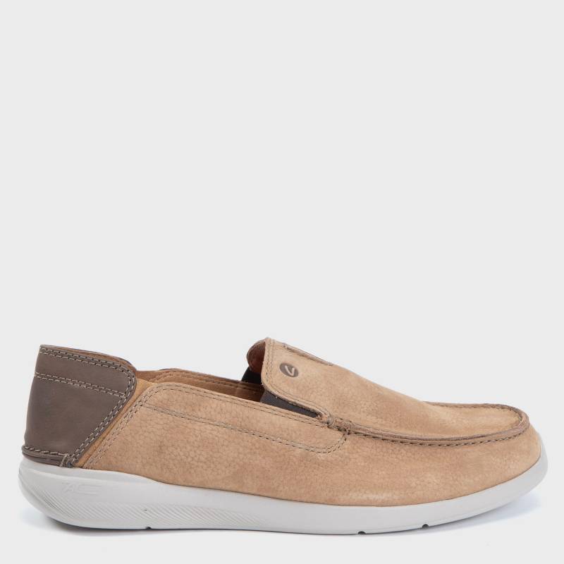 CLARKS Zapato Casual Hombre Cuero Beige Clarks