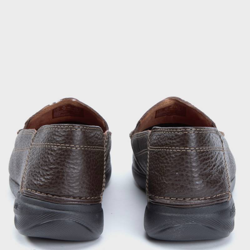 CLARKS Zapato Casual Hombre Cuero Café Clarks