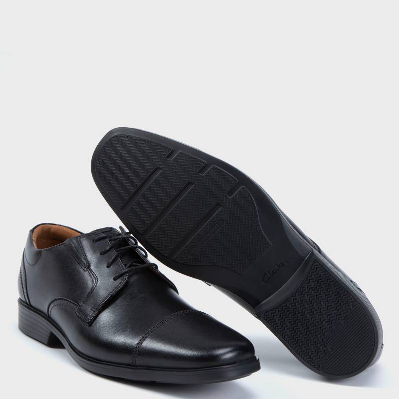 Clarks Tilden Cap - Zapatos tallas grandes - Hombre - Negro - Grandes  Zapatos