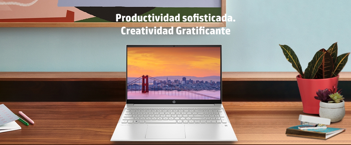 Notebook HP Pavilion 15-eh0004la - Productividad sofisticada. Creatividad Gratificante