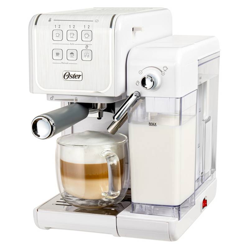 OSTER Cafetera Primma Latte Touch Blanca Oster