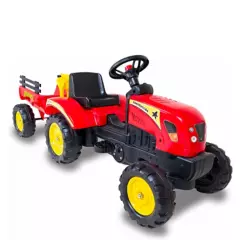 KIDSCOOL - Go Kart Tractor Con Carro Rojo Kidscool