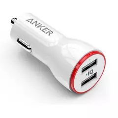ANKER - Cargador de Auto Powerdrive 2 Blanco Anker