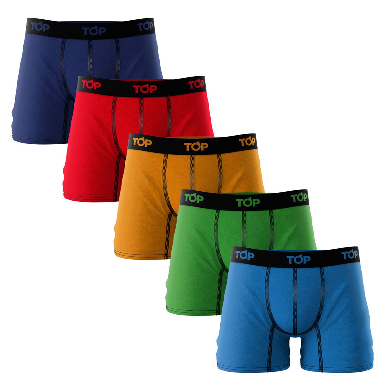 TOP Pack De 5 Boxer Hombre Algod n Top falabella