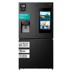 HISENSE - Refrigerador French Door RQ697HB 536LT Negro Hisense