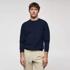 MANGO MAN - Sweater Punto Fino Hombre Mango Man