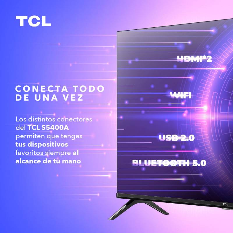 TCL - Led 40 Pulgadas S5400A HD Android Tv Tcl