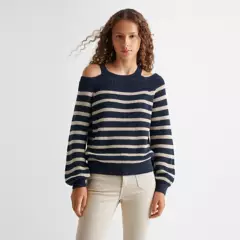 MANGO TEEN - Sweater Punto Rayas Niña Mango Teen