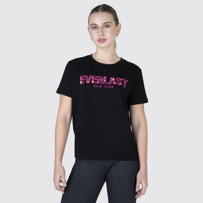 Polera Sports T-Shirts Manga Corta Regular Fit Mujer Everlast