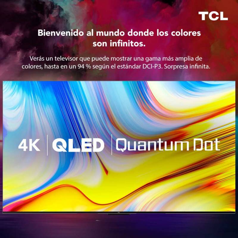 TCL Qled 50 Pulgadas C645 4K UHD Gtv Full Screen Tcl