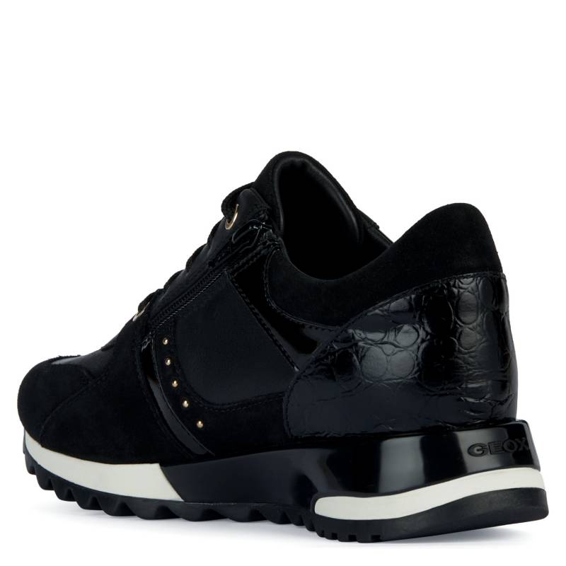 Geox Tabelya - Zapatillas deportivas para mujer, color negro