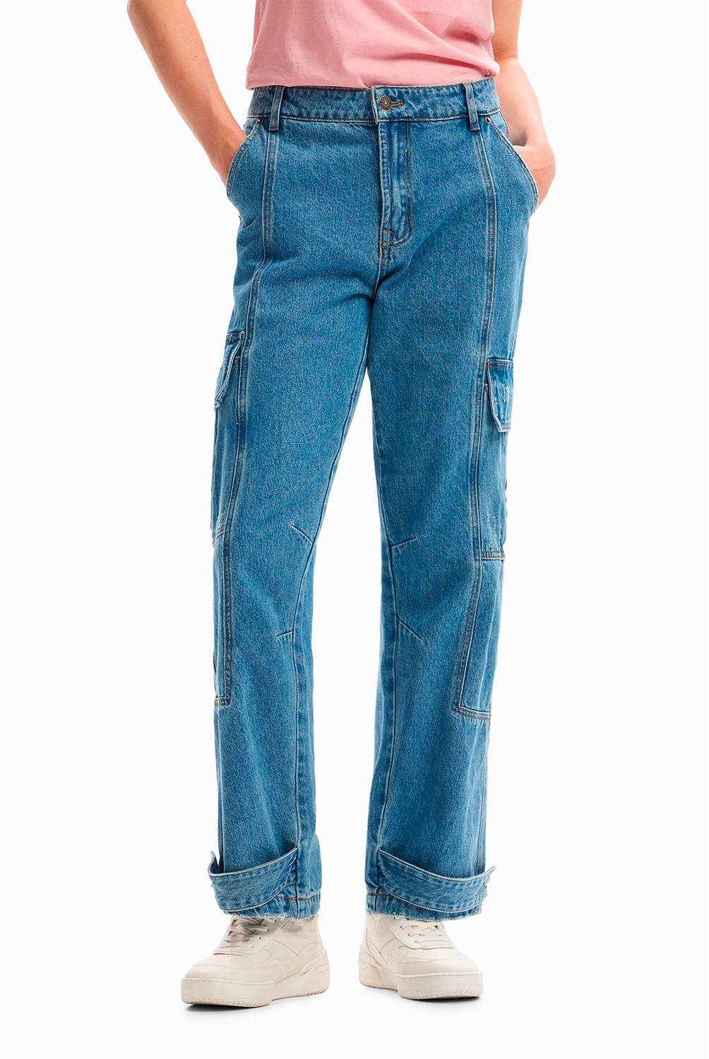 Desigual Desigual Jeans Estampados Algodón Mujer