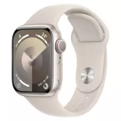 APPLE - Apple Watch Series 9 (Gps) - Aluminio 41 Mm - Correa Deportiva - Talla S/M