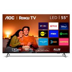 AOC - Roku 55 Uhd 4K Smart Tv 55U6125 Aoc