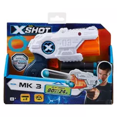 X SHOT - Lanzador Mk3 con 8 Dardos X Shot
