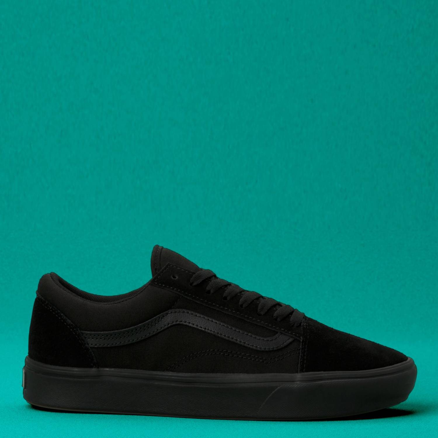 VANS ComfyCush Old Skool Zapatilla Urbana Hombre Cuero Negro Vans