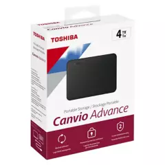 TOSHIBA - Disco Duro Externo 4Tb Advance Toshiba