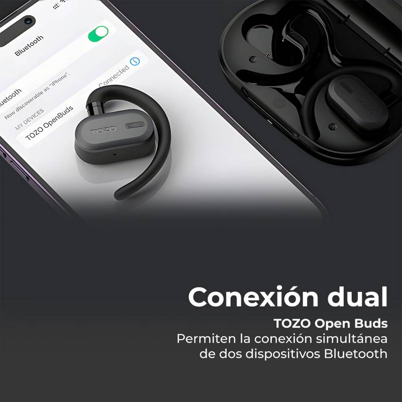 Audífonos Inalámbricos Tozo OpenBuds, Bluetooth