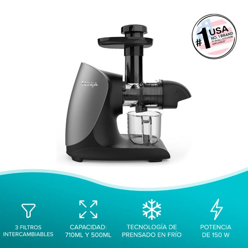 Extractor y exprimidor de jugos Ninja® Cold Press Pro - JC101 – Ninja México