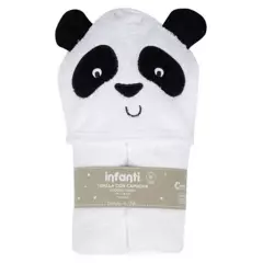 INFANTI - Toalla Capucha Panda Infanti