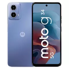 MOTOROLA - Celular Smartphone Motorola G34 Azul 8+ 256GB