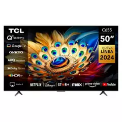 TCL - QLED Smart TV 50" 50C655. 4K Ultra HD Android TCL