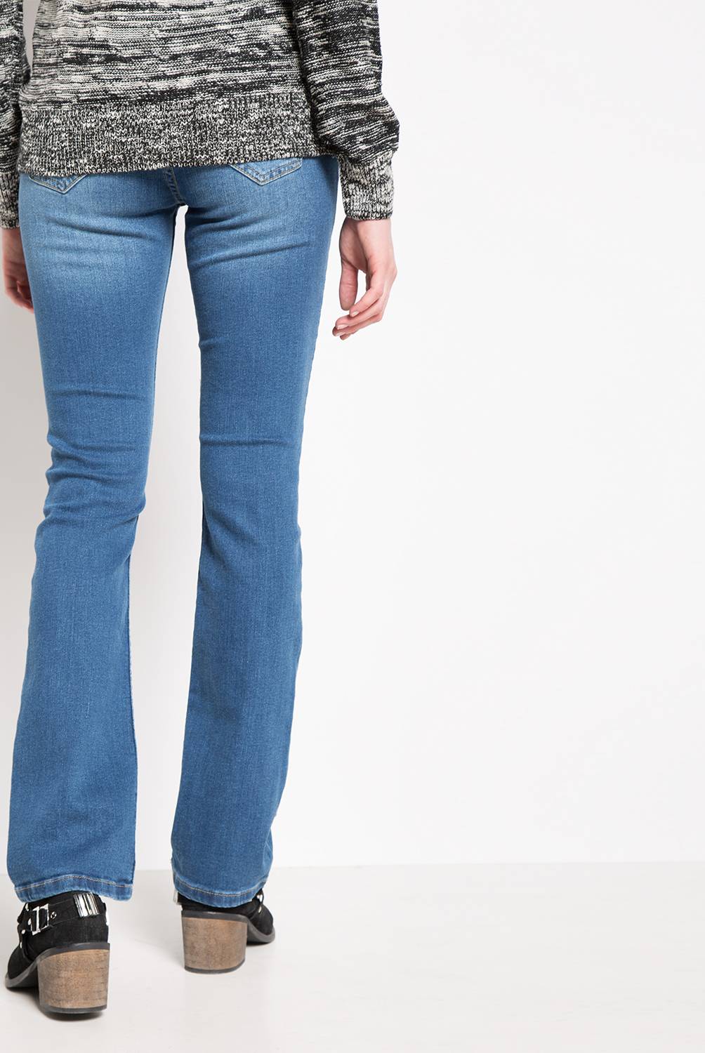 EFESIS - Jeans Straight Tiro Medio Mujer Efesis