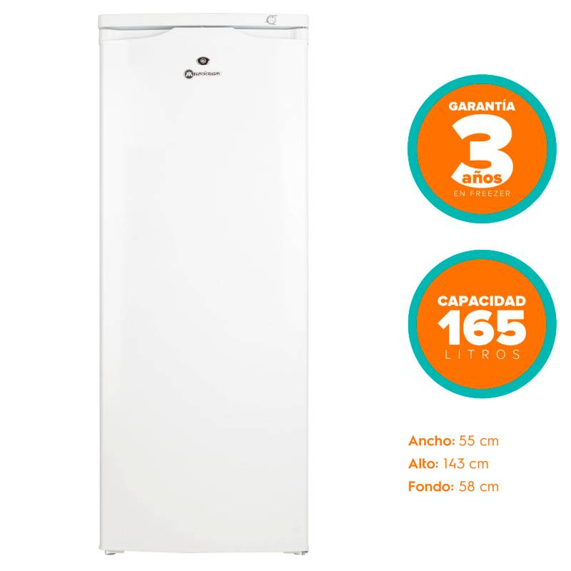 MADEMSA - Congelador Freezer Vertical 166 lt MFV 545B
