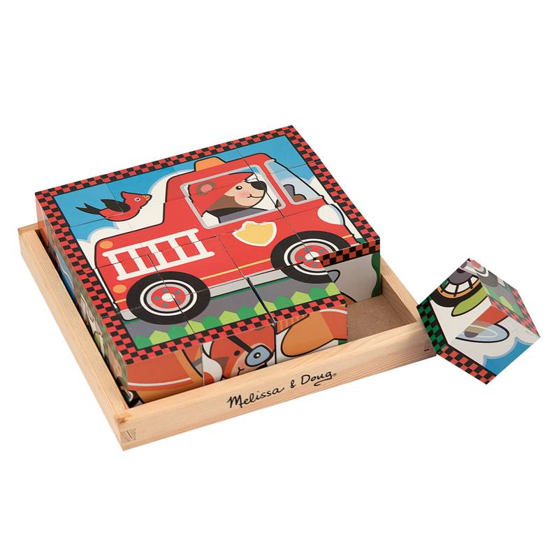 MELISSA & DOUG - Caramba Puzzle Cubo Vehiculos