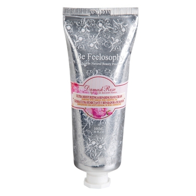 Crema Ultra humectante y Reparadora de manos Damask Rose 100 ml Be Feelosophy