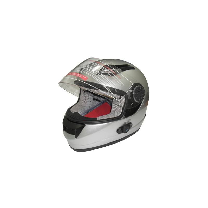 BEX HELMETS - Bex Helmets Casco Moto con Bluetooth Unisex