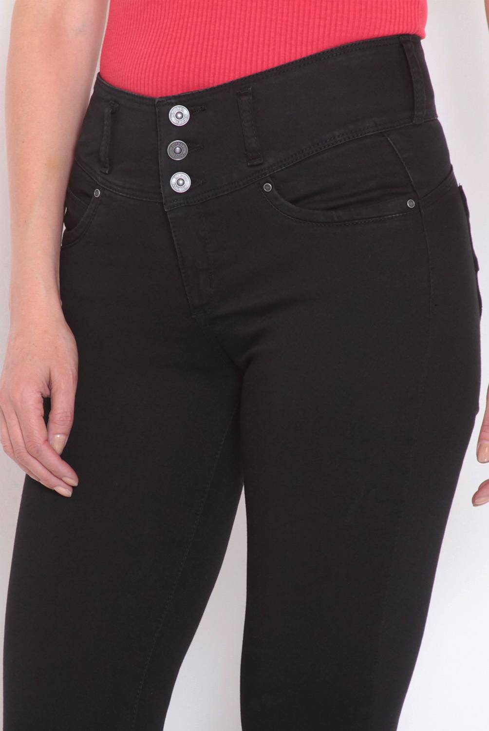 WADOS - Jeans Mujer Skinny Tiro Alto Algodón Wados