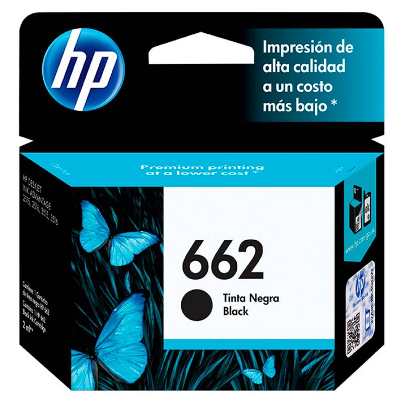 HP INC - Cartucho De Tinta HP Original 662 Negro