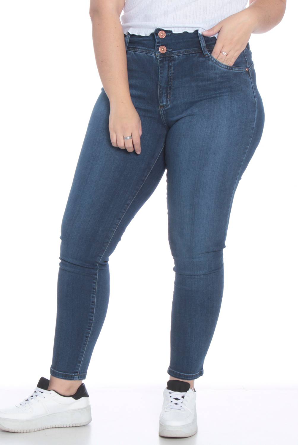 WADOS Jeans Skinny Tiro Alto Mujer Wados