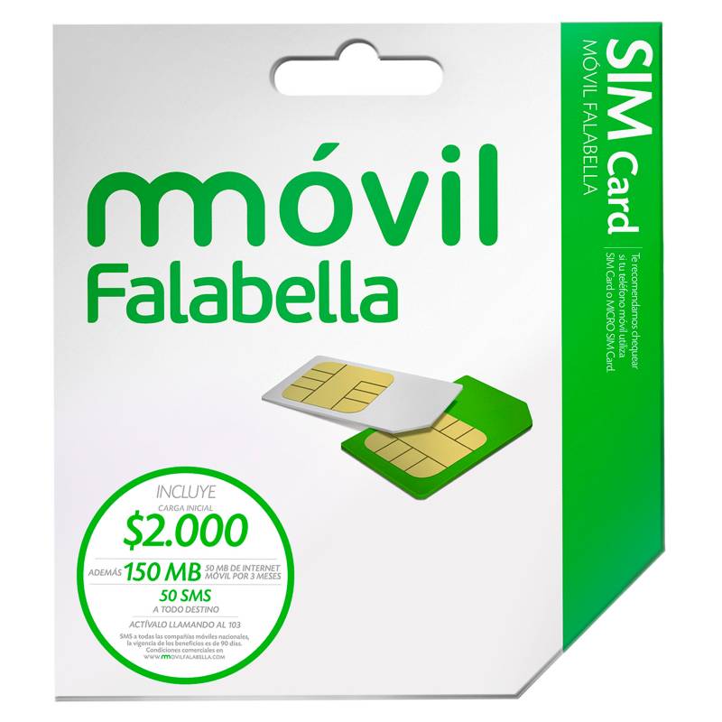  - MOVIL FALAB SIM KIT HAB $1.990