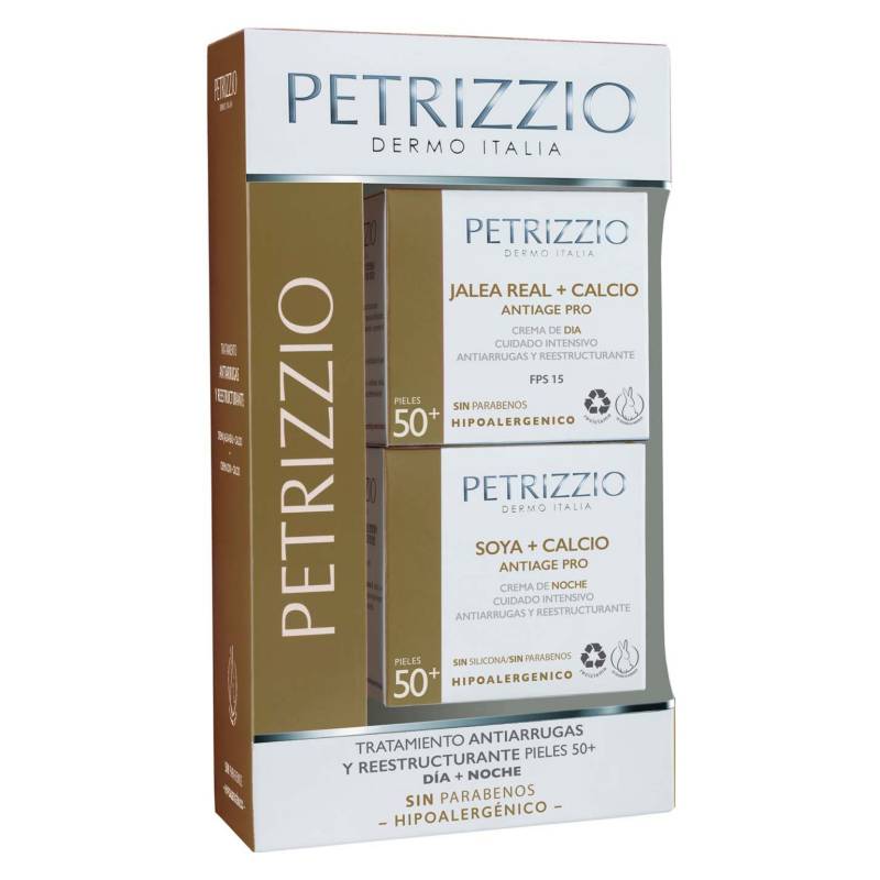 PETRIZZIO - Set Crema de Rostro Jalea Real 50gr + Crema de Rostro Soya 50gr Petrizzio