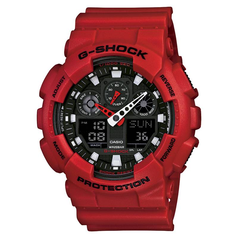 G-SHOCK - Reloj análogo/digital hombre GA-100B-4ADR