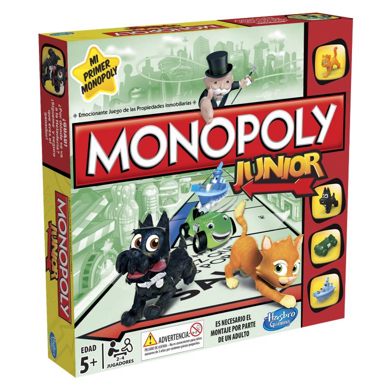 MONOPOLY - Monopoly Juegos De Mesa Hasbro Gaming Junior