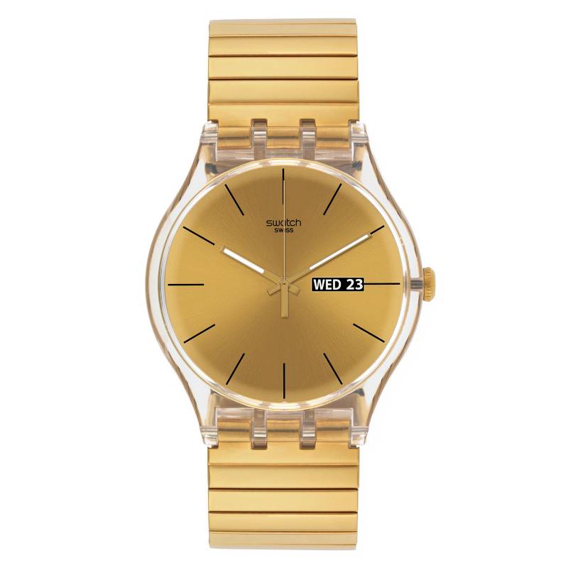Swatch Reloj Mujer Dorado
