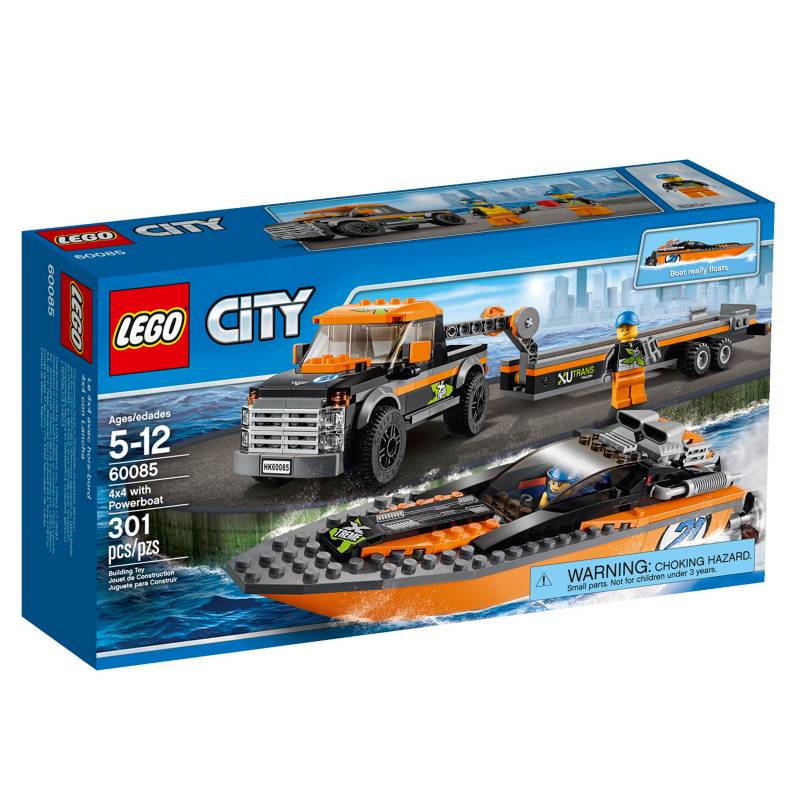 Lego - 4X4 con Lancha City