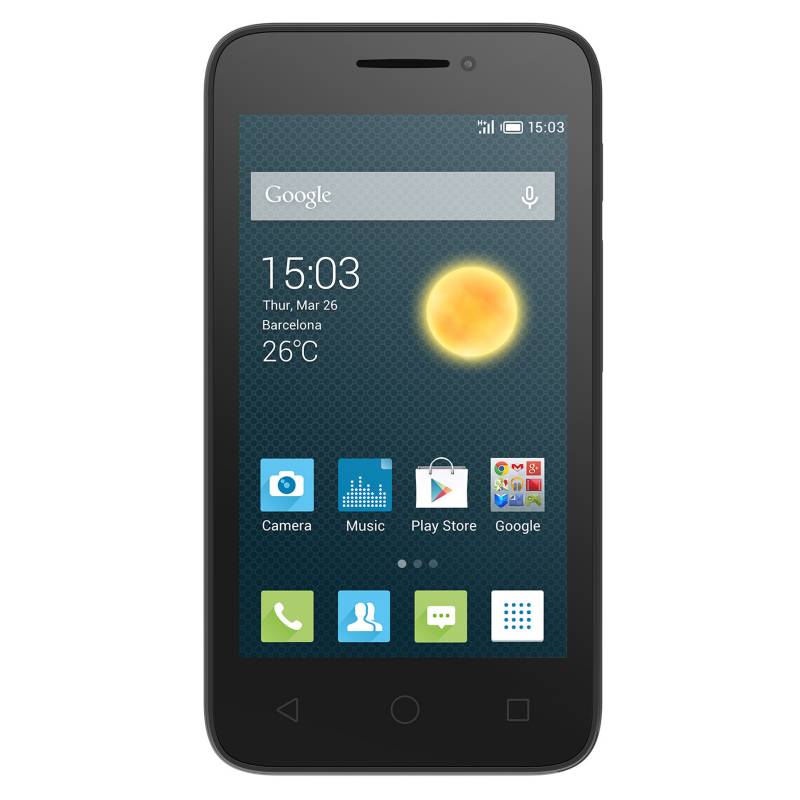 Alcatel - Smartphone Pixi 3 (4.0) Negro Claro